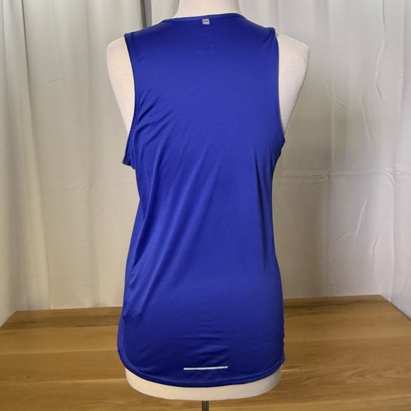 3/$20 Nike Top Women's Dri-Fit Miler Running Workout Tank Top Blue Women’s Small - Picture 3 of 7